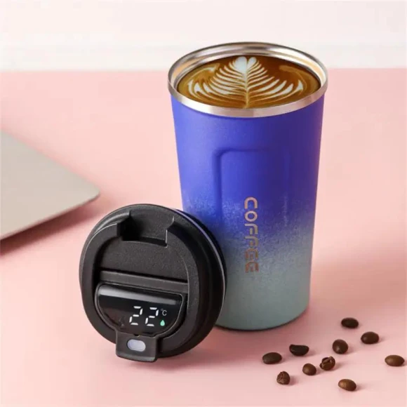 Smart Thermos with LED Temperature Display — Beverage Warmers, Cosy Homes