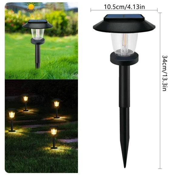 Solar Powered LED Garden Light, YWZT Decorative lights
