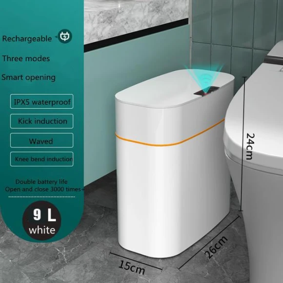 Touch Sensor Trash Can with Narrow Seam, DC-Home-2