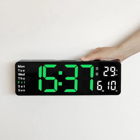 16-inch LED Digital Wall Clock, Smarter than future