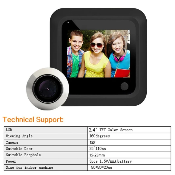 2.4-inch Video Doorbell — Video Doorbell, Build My Home