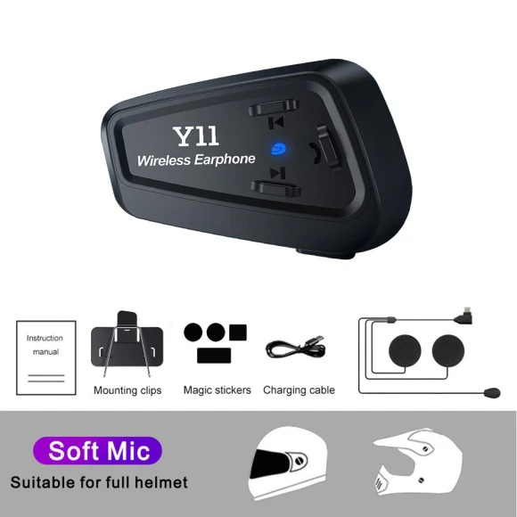 Motorcycle Helmet Bluetooth Headset, Cars Auto Home