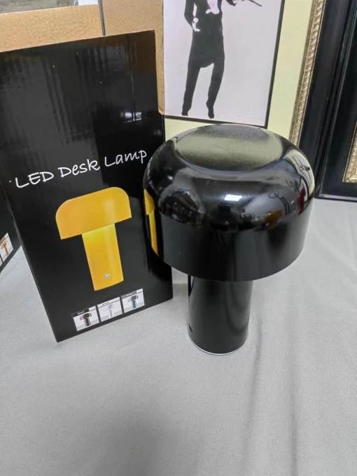 Mushroom Table Lamp with Charging, TOP HOME-002