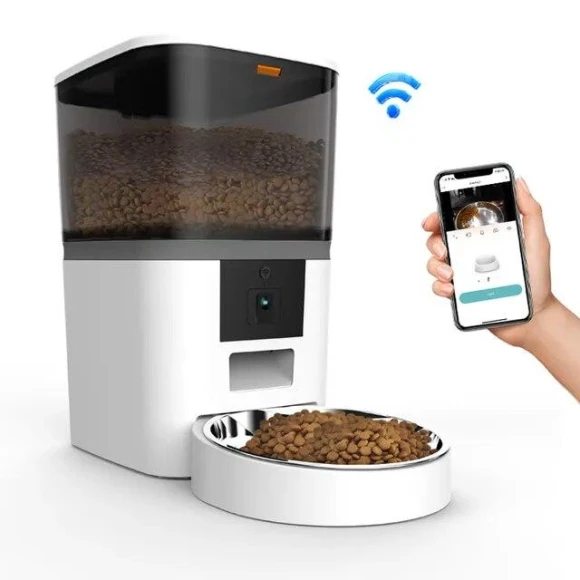 Smart Pet Feeder with Camera — Automatic Pet Feeder, OvO Day