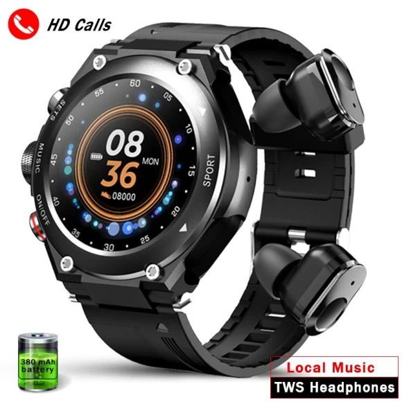 Smart Watch 2 in 1 Wireless Headset, Tiktop2