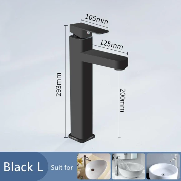 Touch LED Digital Display Temperature Mixer Tap, Serene Homes