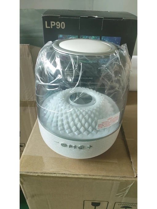 Transparent Glass Bluetooth Speaker — Portable Audio, Smarter than future