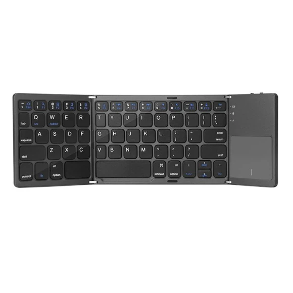 Ultra-Thin Bluetooth Keyboard Tri-Fold with Touchpad — Keyboards, Smarter than future