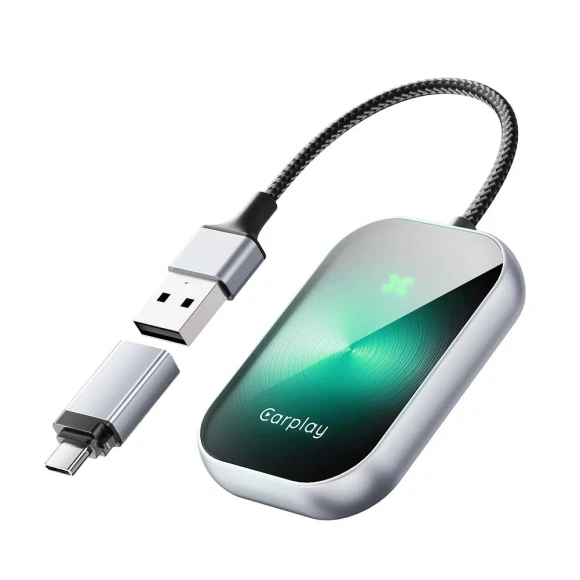 Wireless CarPlay Adapter 2-in-1, Rustic Elegance House