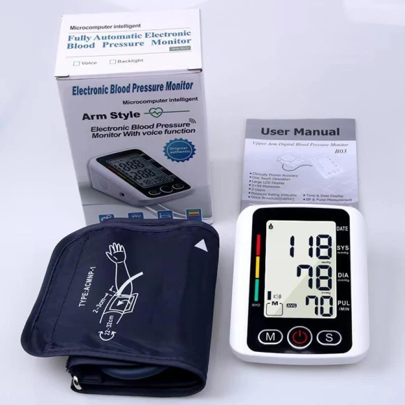 Automatic Electric Blood Pressure Monitor, Healthy Skin