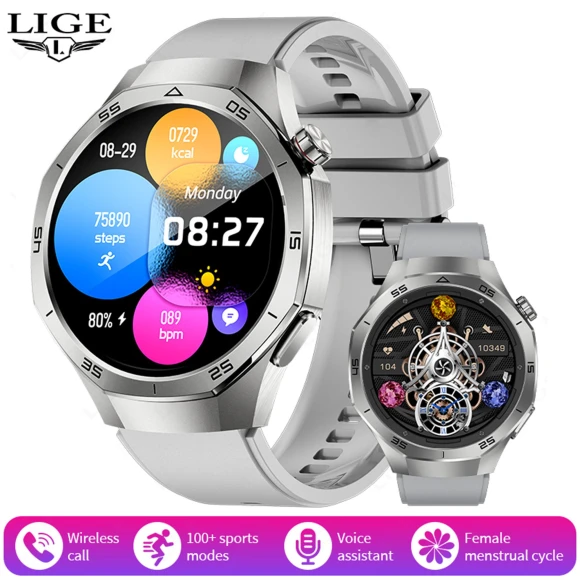 Bluetooth Call Waterproof Smart Fitness Watch — Smartwatches, LIGE