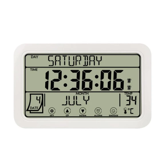 Digital Wall Clock with Touch Screen, TOP-MALL-001