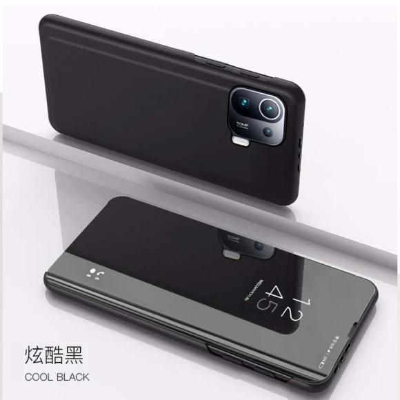 Leather Flip Case with Mirror Smart View, CASE-FE1