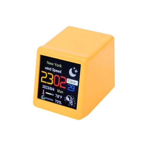 Mini Size Smart WIFI Weather Station Clock, TOP-MALL-001