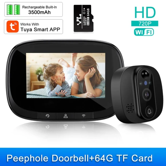 Smart Wi-Fi Doorbell with Camera — Smart Home Security, Jakemy