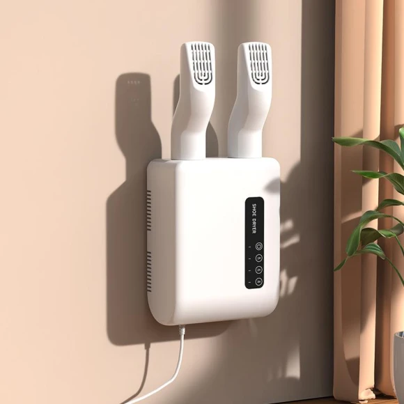 Wall-mounted Smart Shoe Dryer with Ozone Disinfection and Deodorizing — Shoe Dryer, Warm Land