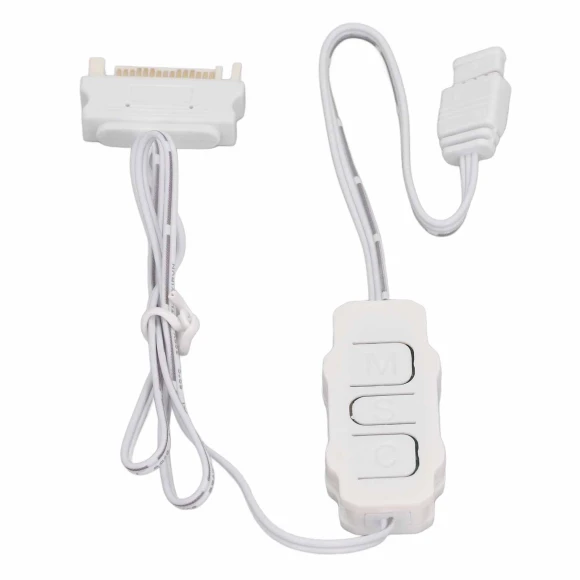 5-in-1 3-pin ARGB Controller SATA Power Supply, DIYelecs