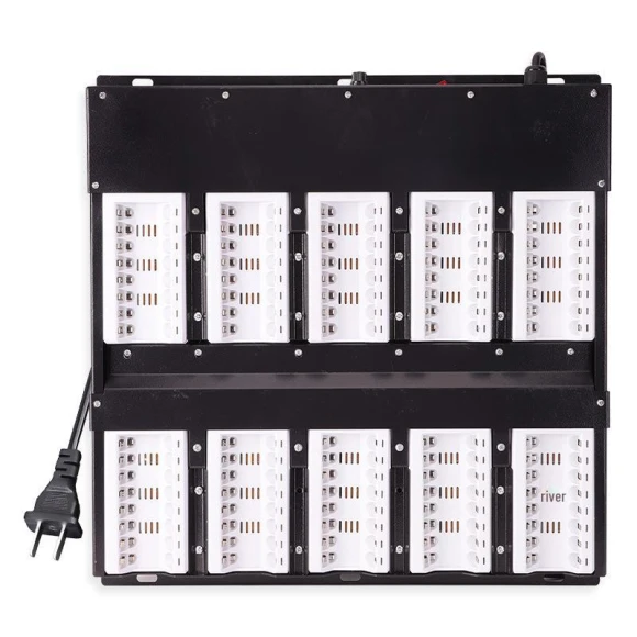 Smart Charger for 80 NiMH Rechargeable AA Batteries with LED Indicator, Doublepow Battery