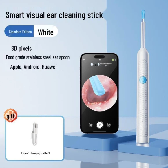 Smart Illuminated Wireless Ear Cleaner — Syringes, TrendVibeCN