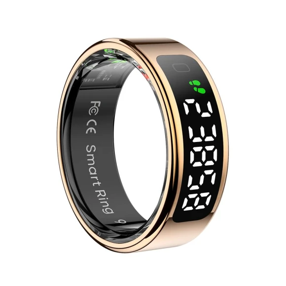 Smart Ring with Display Screen and Touch Health Manager — Smart Rings, Good Household Items