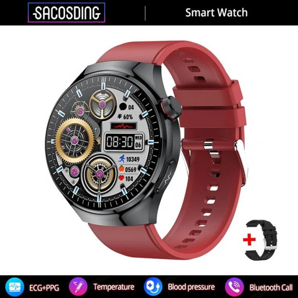 Smart Watch with ECG and PPG Monitoring — Wearable Accessories, SACOSDING