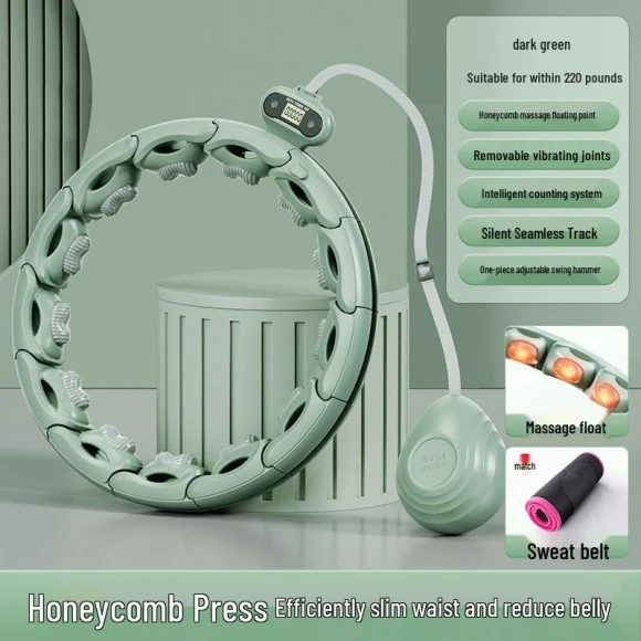Adjustable Weighted Hula Hoop with Smart Massage — Kids Fitness, Zoomer