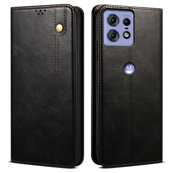 Crazy Horse Leather Wallet Phone Cover — Basic Cases, Smartwatch 2025