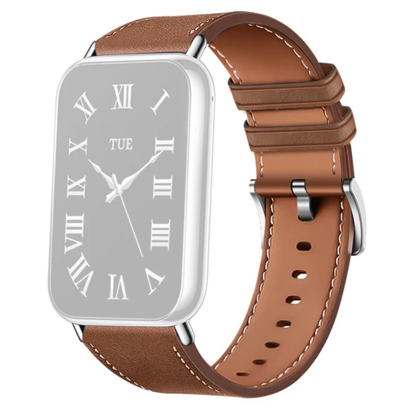 Leather Textured Silicone Wrist Strap — Fitness Bands, Samrtwatch Bands Straps