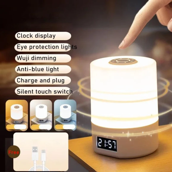 LED Night Light Clock — Night Lights, JOHO