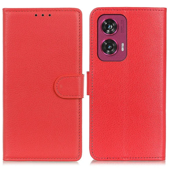 Litchi Texture Wallet Leather Phone Cover — Phone Accessories, Smartwatch 2025