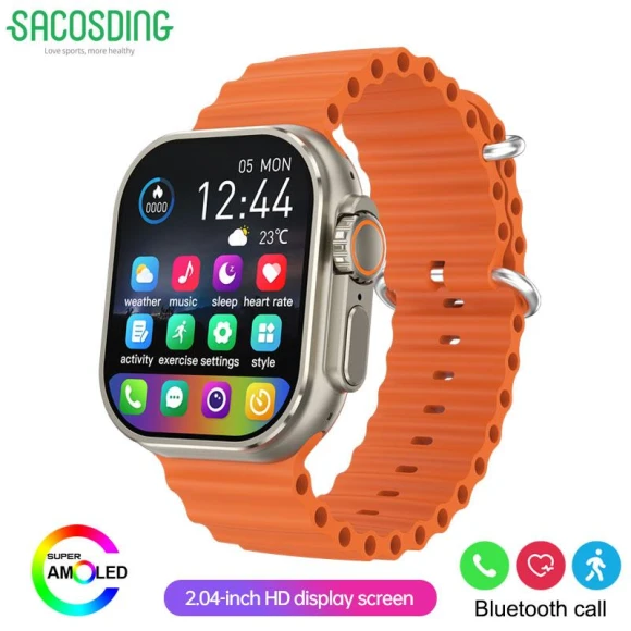Smart Watch with AMOLED Display — Smartwatches, SACOSDING