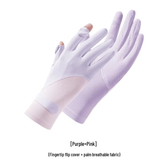 Summer Thin Breathable Ice Silk Gloves — Gloves, Millioner