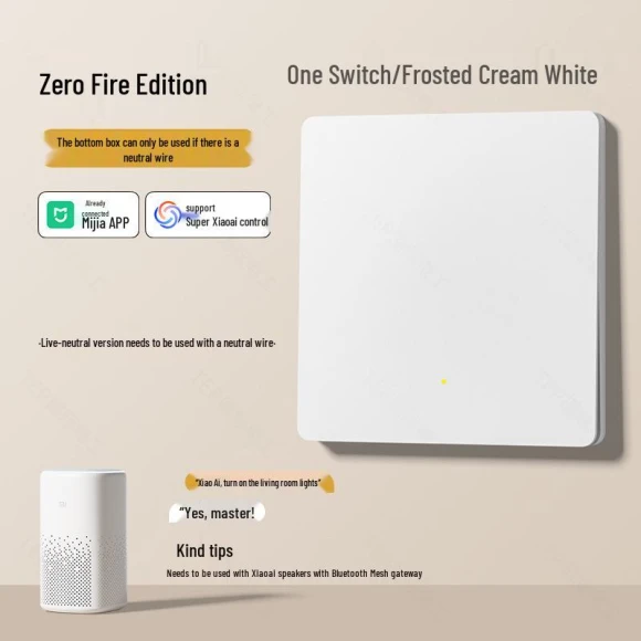 Ultra-Thin Smart Switch — Smart Home Modules, Mijia