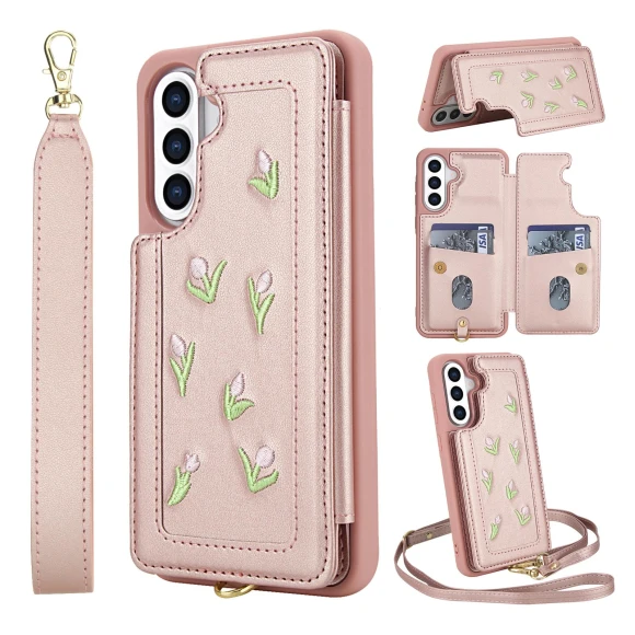 Case with Embroidered Tulips, Smartwatch 2025