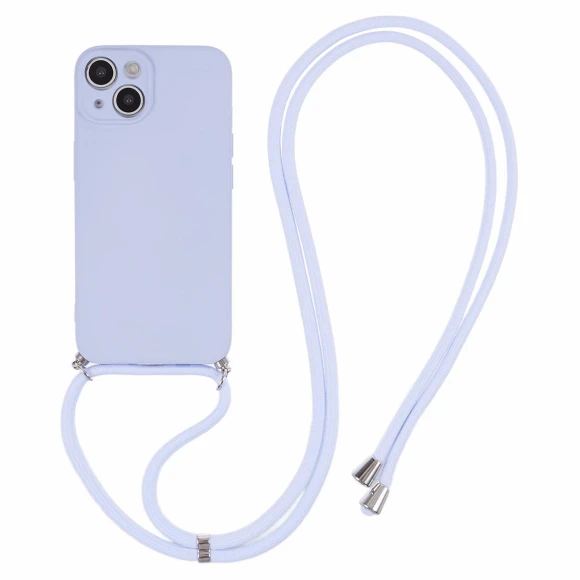 Rubberized TPU Smartphone Back Cover with Long Lanyard — Back Covers, Smartwatch 2025