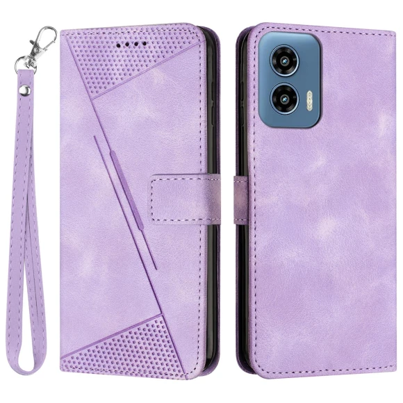 Shockproof Case Triangle Imprinted Leather Phone Cover — Cases, Smartwatch 2025