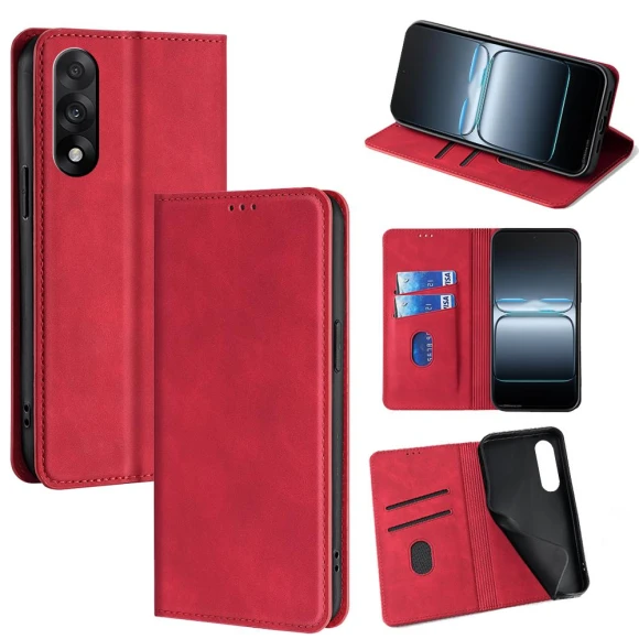 Card Holder PU Leather Magnetic Closing Phone Cover — Basic Cases, Smartwatch 2025