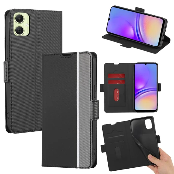 Card Holder Twill Texture Leather Phone Cover — Phone Accessories, Smartwatch 2025