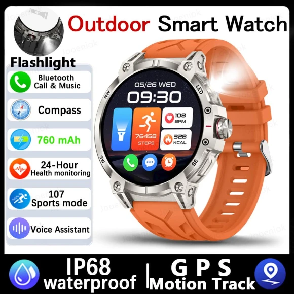 Military Smart Watch for Men, SAMS Online