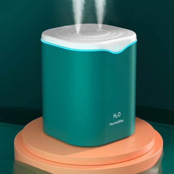 Silent Sterilizing Smart Dual-Head Desktop Aromatherapy Humidifier, Computer boost