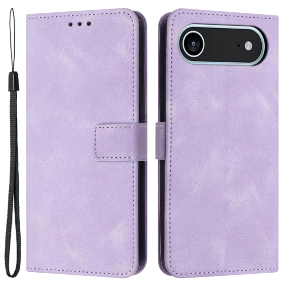 Solid Color Leather Wallet Protective Phone Cover — Basic Cases, Smartwatch 2025