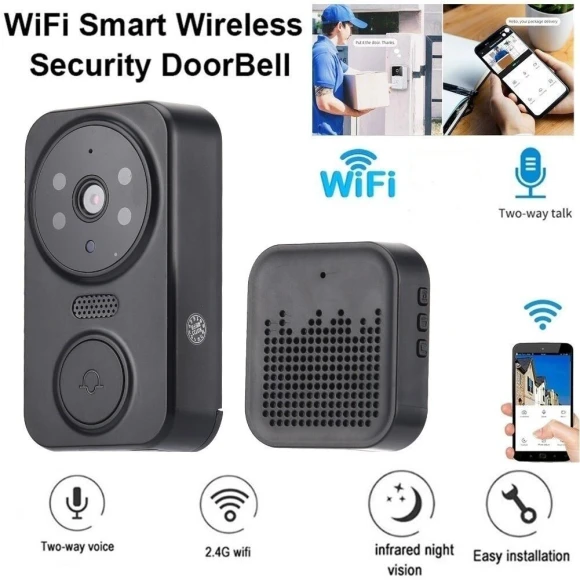 Smart Wireless Doorbell — Video Doorbell, Refreshing Home