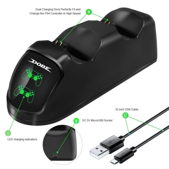 Dual USB Charging Dock, Andy Reading