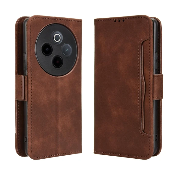 Leather Case Phone Wallet Cover with Multiple Card Slots — Basic Cases, Smartwatch 2025