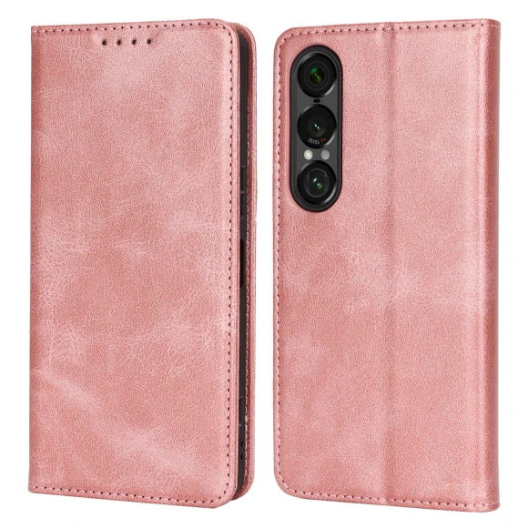 PU Leather Calf Textured Magnetic Closing Smart Phone Cover — Basic Cases, Choices Samsung Cases