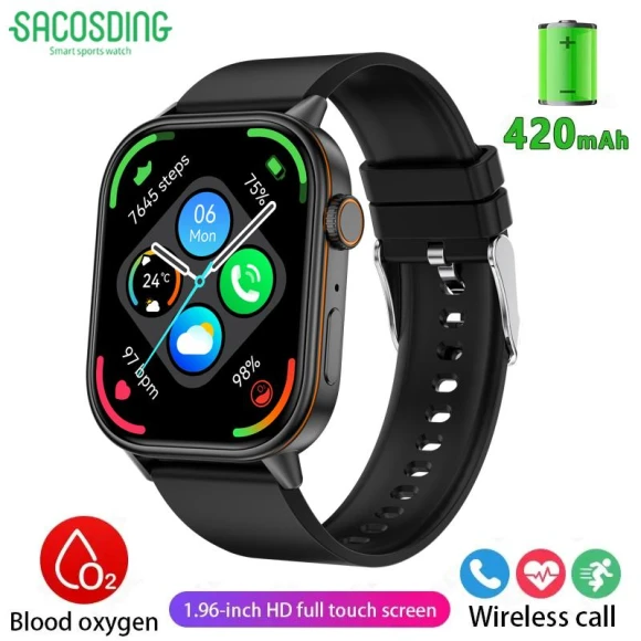 Smart Watch with GPS and Health Monitoring — Smartwatches, SACOSDING