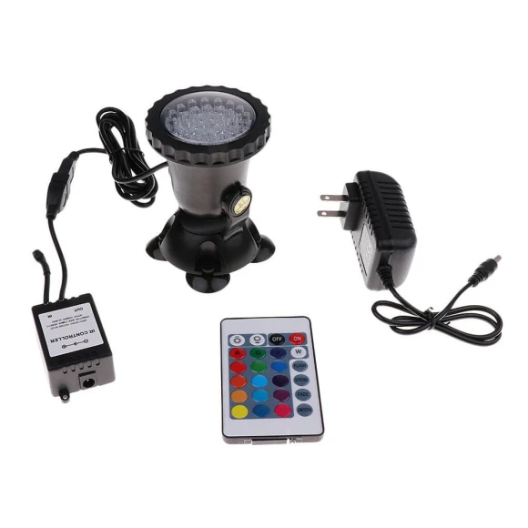 36 LED RGB Submersible Spotlight, COOKING-MALL