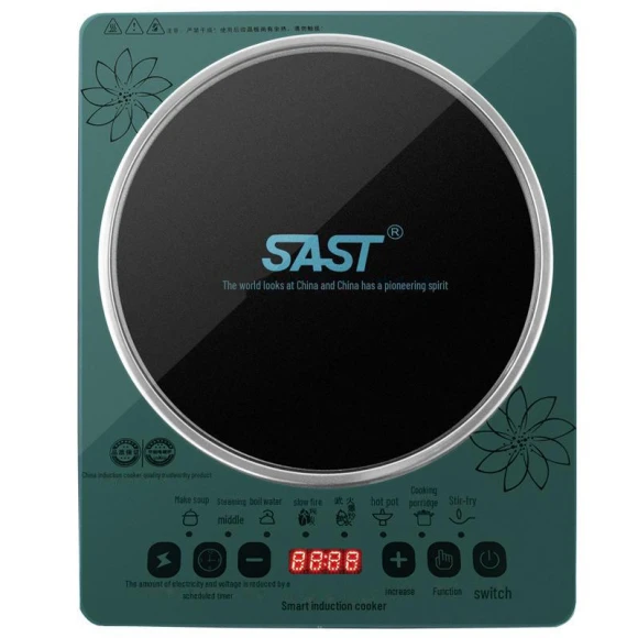 High Power Smart Induction Cooktop with Touch Control and Timer, ElectroCN