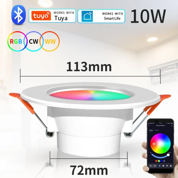 Smart Ceiling Light — Smart Light Bulb, Tuya
