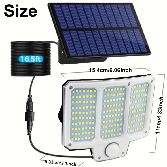 Solar Powered Outdoor Motion Sensor Floodlight, Fresh Source International Inc